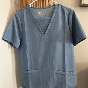 Figs Women’s Medium Heather Indigo Limited Edition Scrub Set